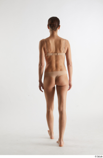 Cynthia  1 back view lingerie underwear walking whole body…